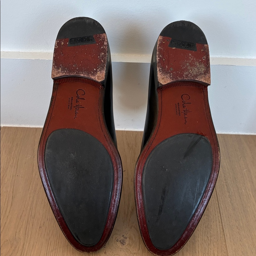 Cole Haan Men's Black dress Shoes Loafer - Picture 6 of 10